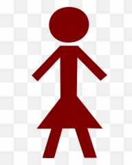 Female Stick Figure Free Download Clip Art - WebComicmsNet Emoji
