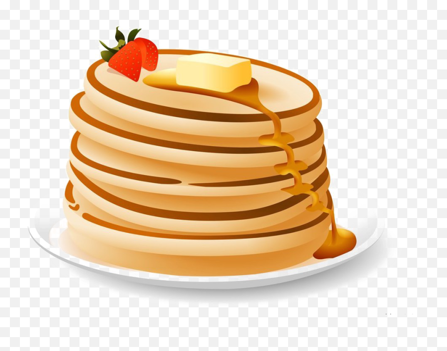 Transparent Pancakes Background - Pancake Clipart Png Emoji,Crepe Emoji