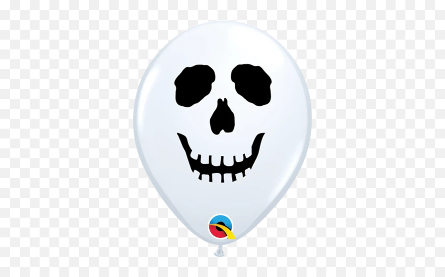 Smiley Faces - Skull Balloon Emoji,Skull Emoticon
