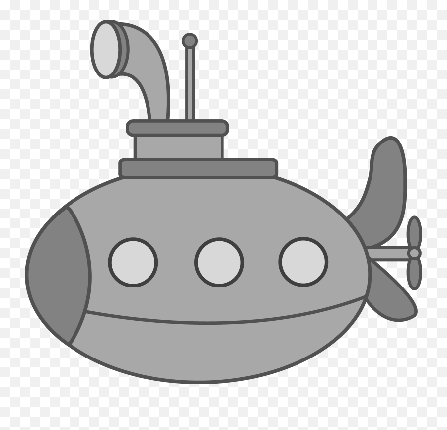 Transparent Submarine Clipart - Transparent Submarine Clipart Emoji,Submarine Emoji