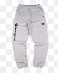 X Champion Sweatpants Grey - Emoji