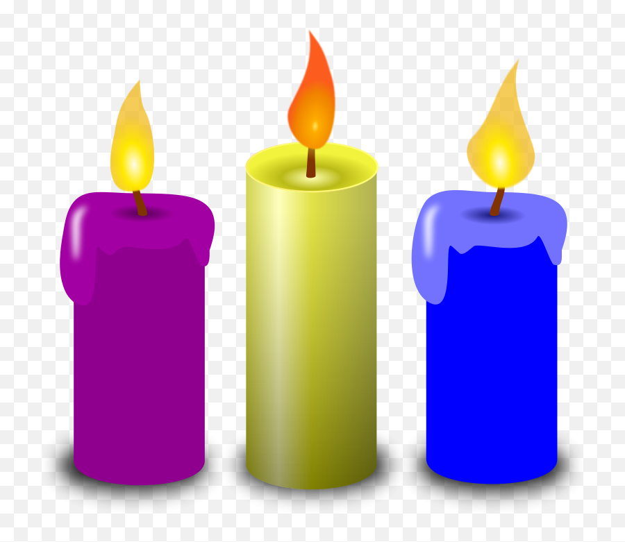 Image Of Birthday Candle Clipart 4 Of - Candle Clipart Emoji,Emoji Birthday Candles
