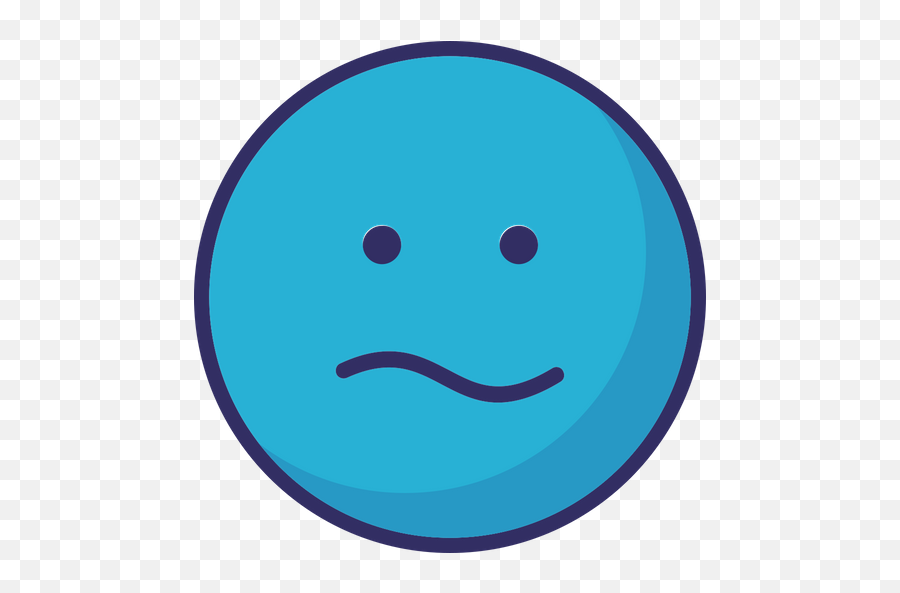 Bemused Face Emoji Icon Of Colored - Smiley,Curious Face Emoji