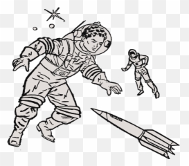 Outer Space - Astronaut Colouring Pages Free Emoji,Space Needle Emoji