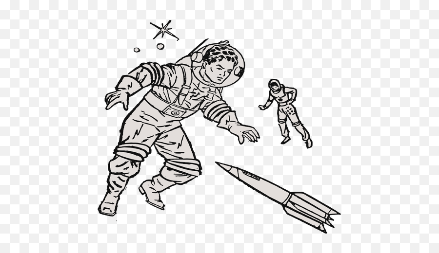 Outer Space - Astronaut Colouring Pages Free Emoji,Space Needle Emoji