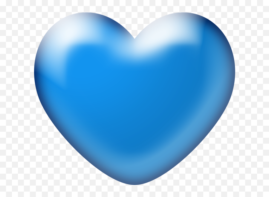 Heart Png Image Transparent Background - Blue 3d Heart Png Emoji,Blue Heart Emoji Transparent