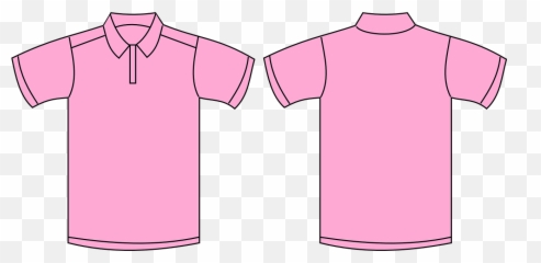 Shirt Pink Template Polo Fashion - Baby Emoji