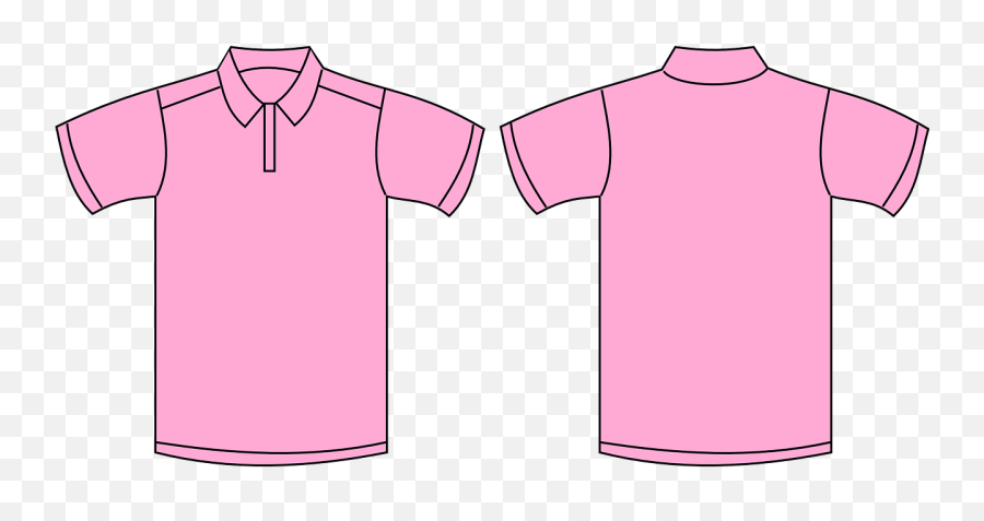Shirt Pink Template Polo Fashion - Baby Pink Polo Shirt Template Emoji,Boy Emoji Outfit