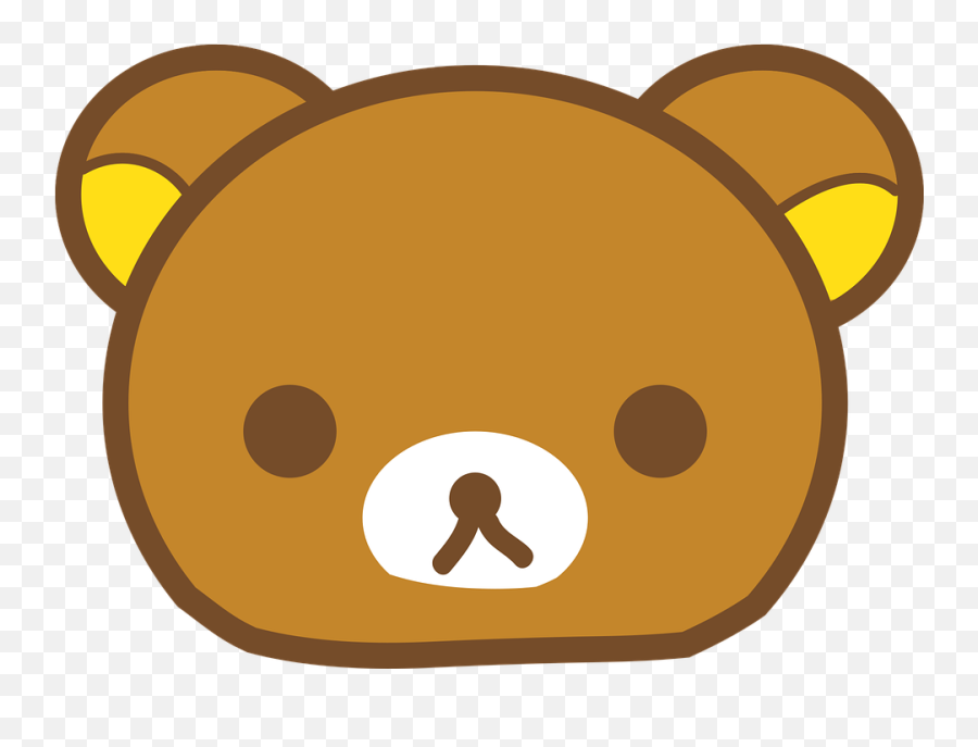 Bear Emoji Animal - Rilakkuma Face,Monkey Emoji