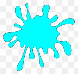 Waves Clipart Splash - Green Paint Splatter Emoji