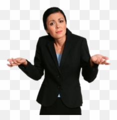 Download Shrug Emoji Woman - Girl Shrugging Transparent Background