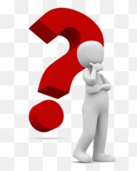 Download Free png Standing Human Business Question Mark - Emoji