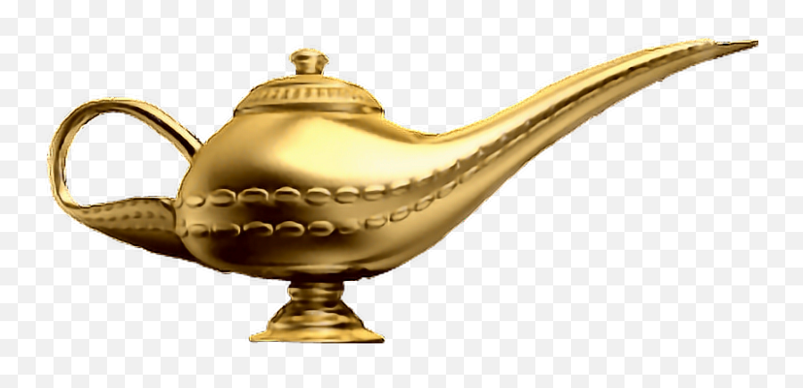 Lamp Alaaddin Old Fire Gold Yallow - Aladdin Lamp With Smoke Emoji,Lamp Emoji