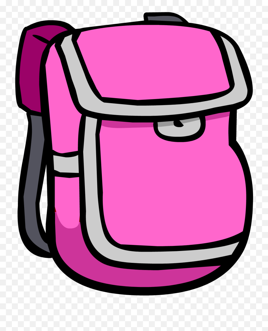 Clipart Backpack Pink Backpack Clipart Backpack Pink - Clipart Backpack Emoji,Emoji Backpacks