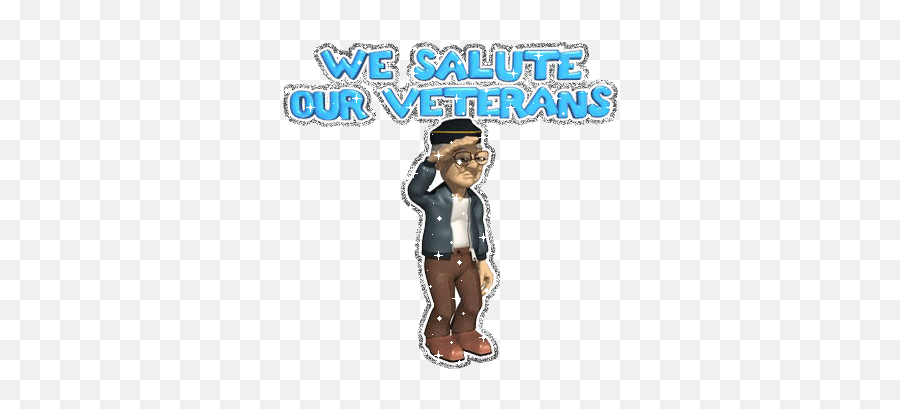 We Salute Our Veterans On Veterans Day Veteran - Veterans Day Gif Transparent Emoji,Saluting Emoticon