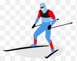 Biathlon Skiing Ski Pole Man Transprent - Cross Country Skiing Png Emoji,Ski Emoji