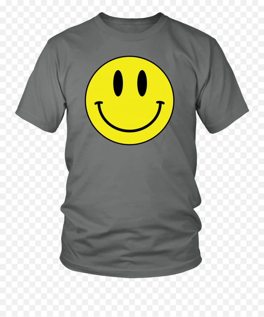 Big Smiley Face Emoji Unisex T - Ecology T Shirts,Olive Emoji