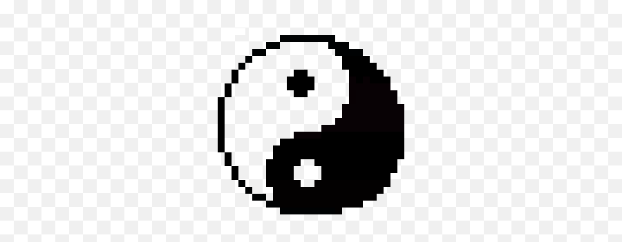 Hehehehe I Love Being Ignored Hehe Thanks Pixel Art Maker - Yin Yang Pixel Art Emoji,Thanks Emoticon