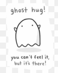 Ghost Hug - Cartoon Emoji