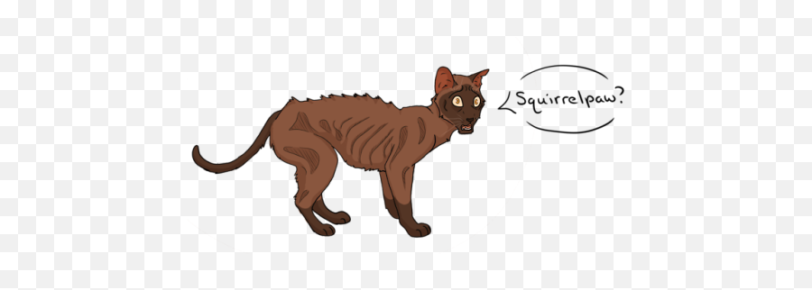 If Only She Could See That - Warrior Cats Shrew Squirrel Emoji,Drops Mic Emoji