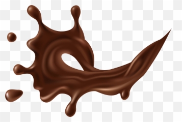 Chocolate Splash Vector Png Clipart - Chocolate Milk Splash Png Emoji,Chocolate Milk Emoji