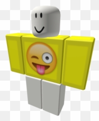 Yellow Happy Emoji - Roblox Cute Blue Shirt