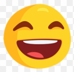 Grinning Face with Smiling Eyes Emoji Transparent - DesignBust Happy