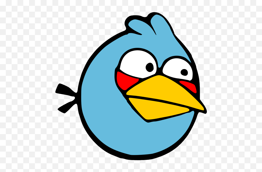 Angry Birds Characters Blue Png Image - Blue Bird From Angry Birds Emoji,Angry Bird Emoji
