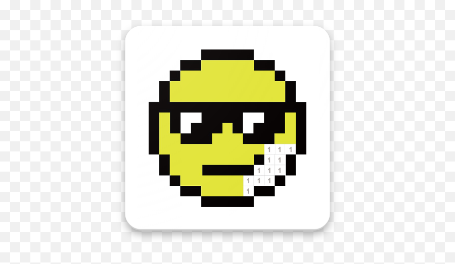 Emoji Color Pixel Art - Pixel Art Cool Emoji,Fireplace Emoji