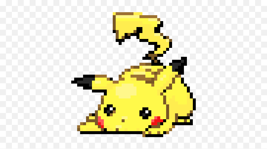 Pikachu Pixel Art Maker - Pikachu Pixel Art Emoji,Pikachu Emoticon