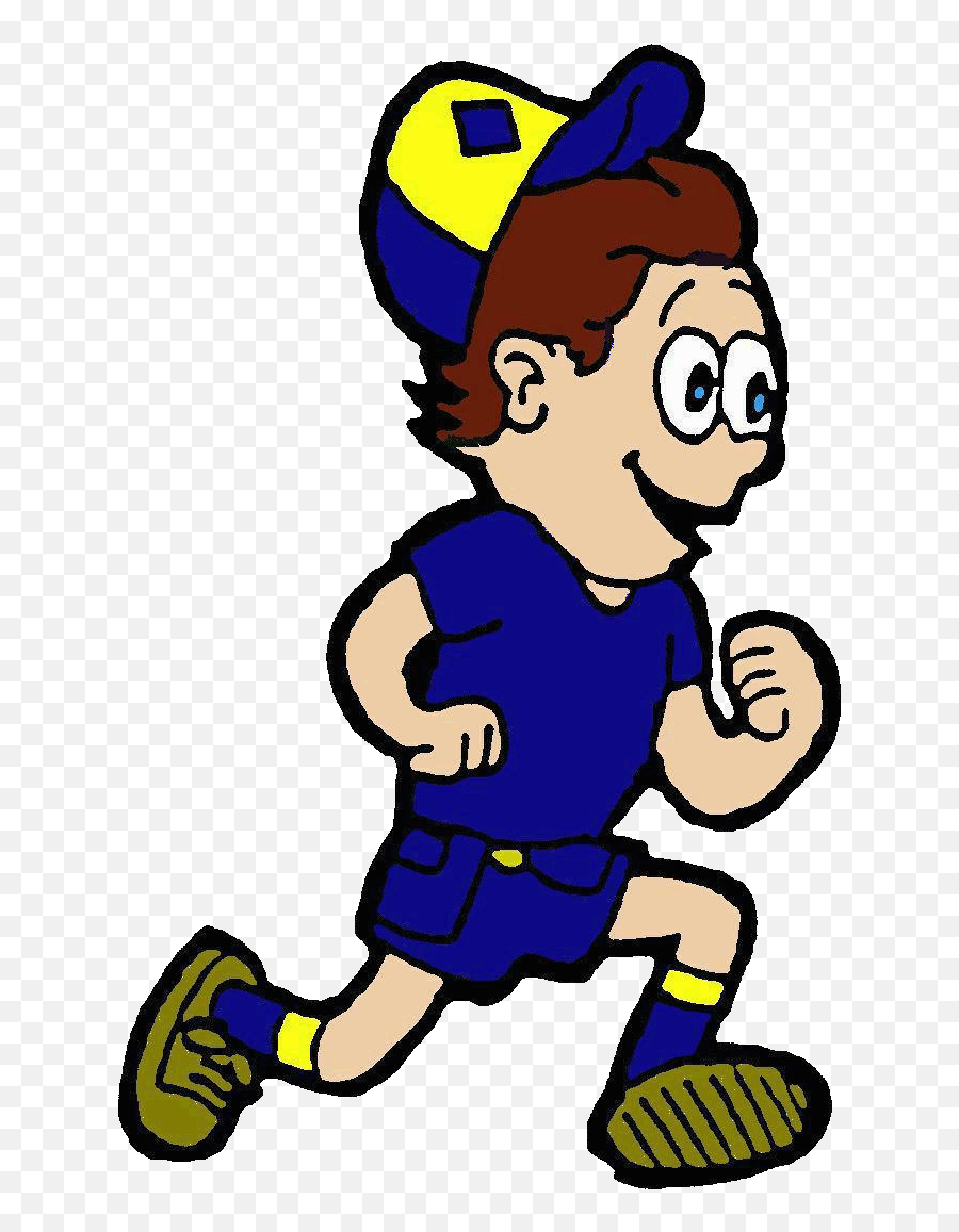 Clipart Exercise Run Clipart Exercise - Kid Running Clipart Transparent Background Emoji,Running Boy Emoji