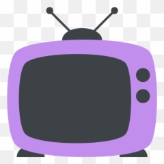 Emojione 1f4fa - British Wireless For The Blind Emoji,Vhs Emoji