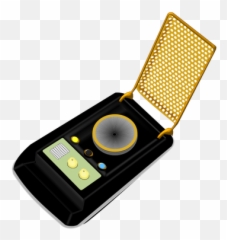 Universal Communicator Device Vector - Original Star Trek Tricorder Emoji