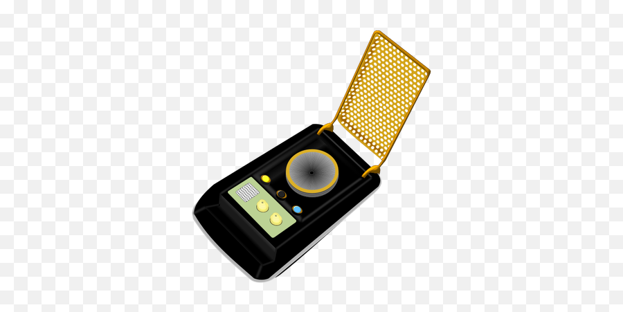 Universal Communicator Device Vector - Original Star Trek Tricorder Emoji,Star Trek Emojis