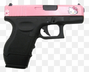 Hellokitty Gun Handgun Kawaii Pistol Weapon Freetoedit - Hello Kitty 9mm Glock Emoji,Pistol Emoji