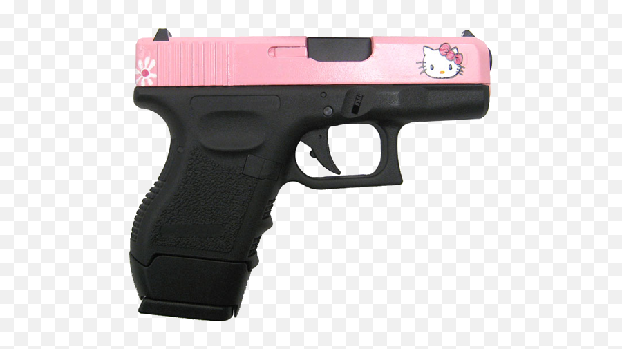 Hellokitty Gun Handgun Kawaii Pistol Weapon Freetoedit - Hello Kitty 9mm Glock Emoji,Pistol Emoji