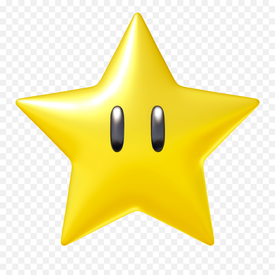 Super Mario Star Transparent Png - Mario Kart Stern Emoji,Star Power Emoji