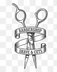 Barber Barbershop Scissors Shave Cuts - Shop Logo 2019 Emoji