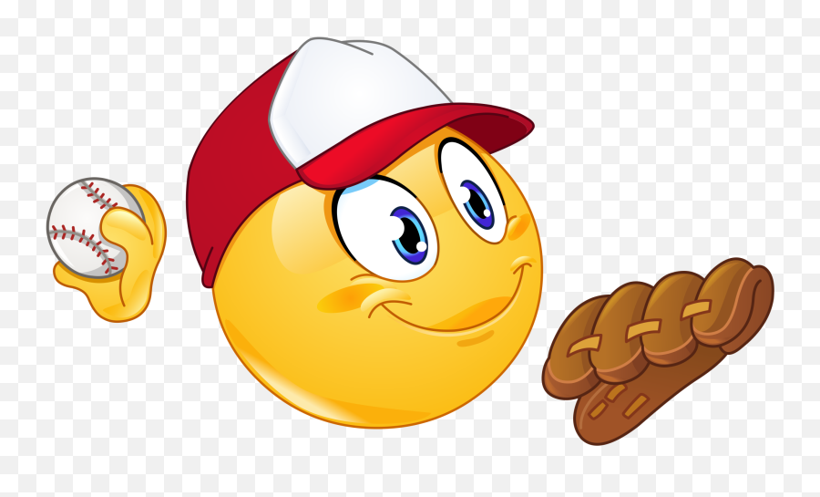 Baseball Emoji Decal - Emoticons Baseball,Mirror Emoji