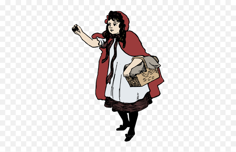Scufia Roie - Little Red Riding Hood Clipart Svg Emoji,Rosie The Riveter Emoji