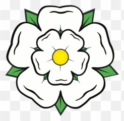 Yorkshire Rose County England - Yorkshire White Rose Png Emoji,England Flag Emoji Iphone