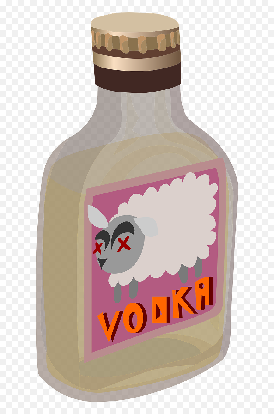 Vodka Bottle Alcohol Drink Liquor - Vodka Bottle Cartoon Emoji,Martini Party Emoji