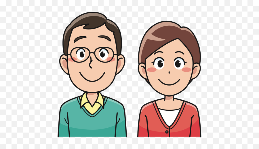 Middle - Husband And Wife Clipart Png Emoji,Dad Emoji