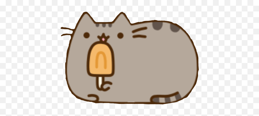 Pusheen Cat Icepop Freetoedit - Ice Cream Pusheen Cat Emoji,Pusheen Cat Emoji
