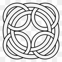 Interlocking Rings - Design Circle Easy Emoji