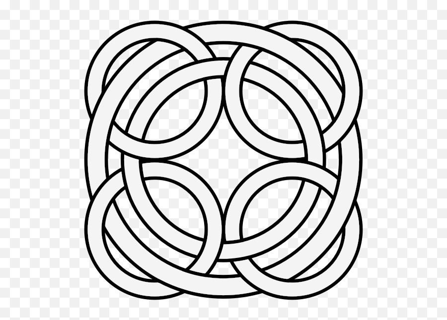 Interlocking Rings - Design In Circle Easy Emoji,Infinity Emoji Copy