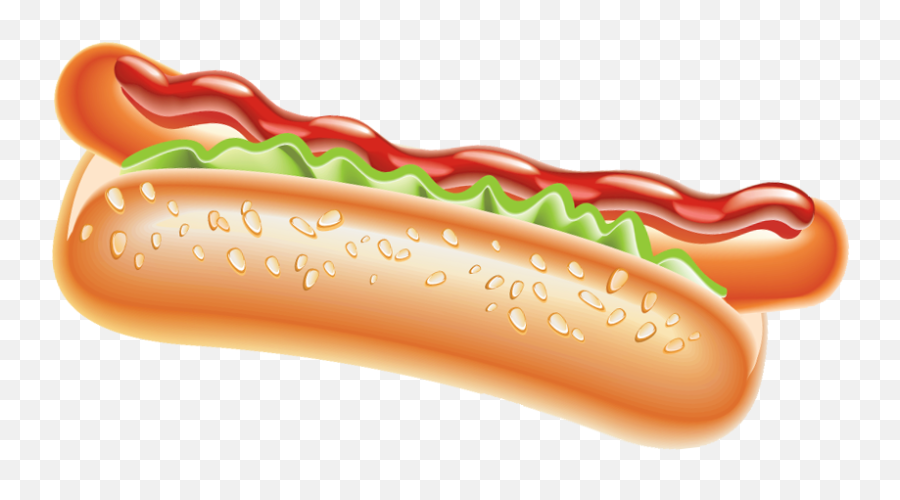 Hot Dog Clipart Transparent - Hot Dog Vector Png Emoji,Hot Dog Emoji Png