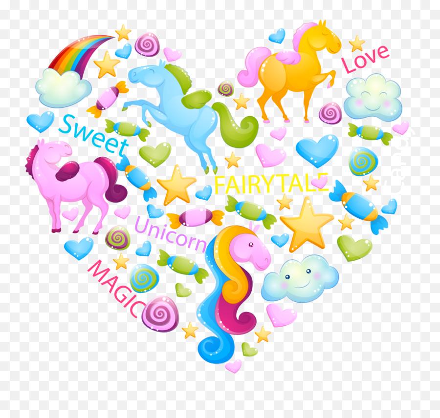 Mq Heart Unicorn Emoji Emojis - Rainbow Theme Family Shirt,Magic Emojis