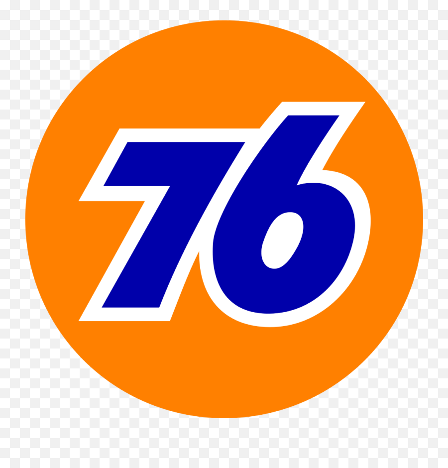 76 Orange Logo - 76 Gas Station Logo Png Emoji,Emoji Gas Station