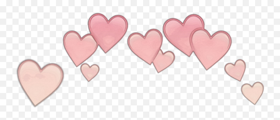Heart Heartcrown Crown Head Headcrown Hearts Pastel Pas - Heart Emoji,Nude Emoji